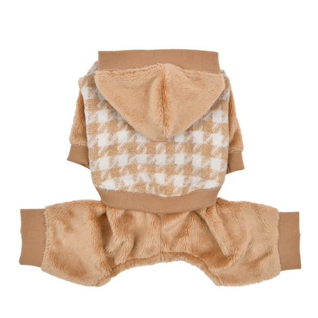 Puppia Cagnie Onesie beige hondenkleding > hondenpakje Small