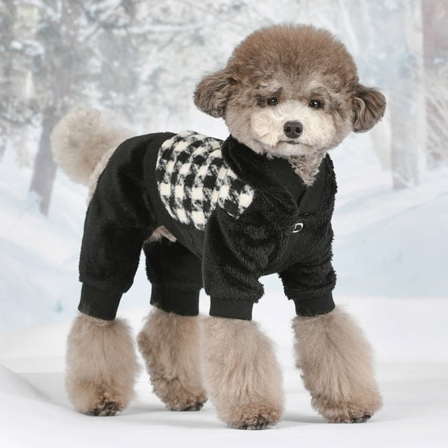 Puppia Cagnie Onesie black hondenkleding > hondenpakje Small