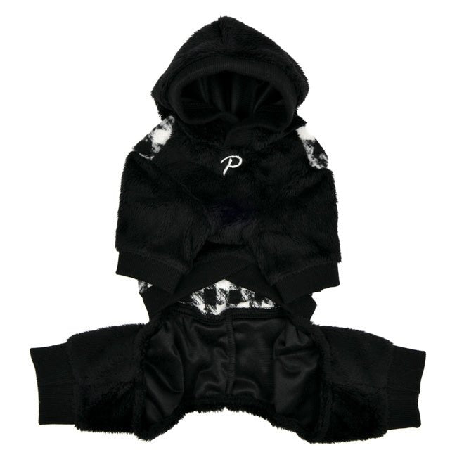 Puppia Cagnie Onesie black hondenkleding > hondenpakje Small