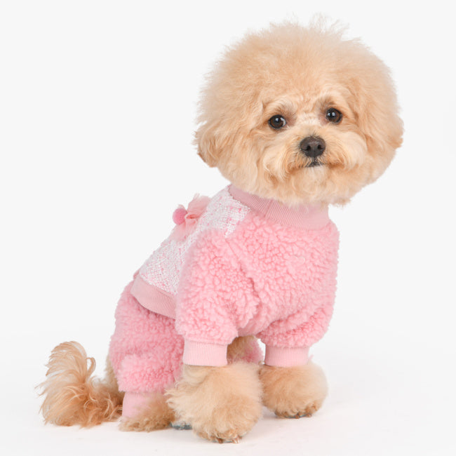 Pinkaholic Talullah Onesie Indian Pink - Premium Hondenkleding > Hondenpyjama from Pinkaholic - Just €39.99! Shop now at Frenkiezdogshop