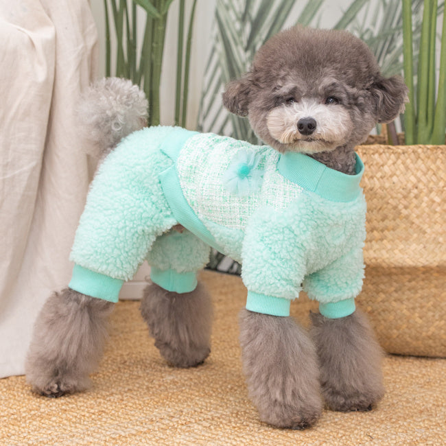 Pinkaholic Talullah Onesie Mint - Premium hondenkleding > hondenpakje from Pinkaholic - Just €39.99! Shop now at Frenkiezdogshop