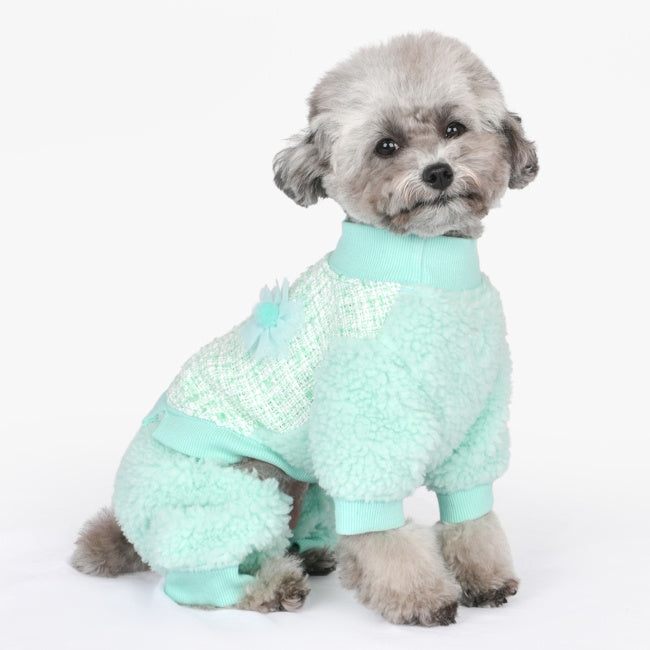 Pinkaholic Talullah Onesie Mint - Premium hondenkleding > hondenpakje from Pinkaholic - Just €39.99! Shop now at Frenkiezdogshop