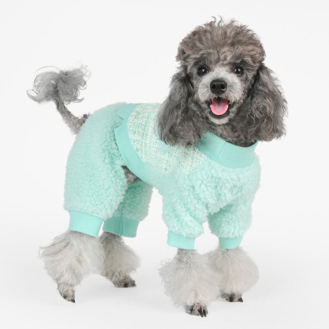 Pinkaholic Talullah Onesie Mint - Premium hondenkleding > hondenpakje from Pinkaholic - Just €39.99! Shop now at Frenkiezdogshop