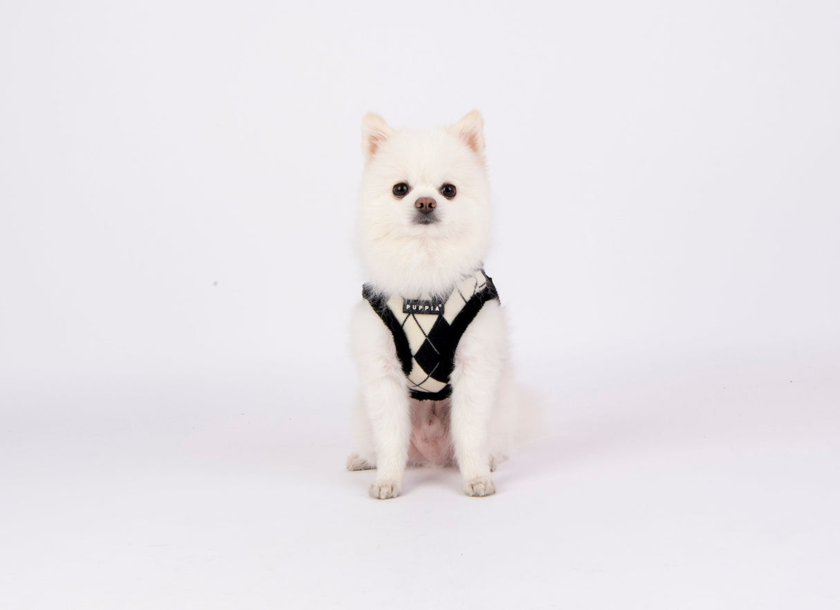Puppia Vest Harness B Jaden Black hondentuig > honden harnas > model B Small