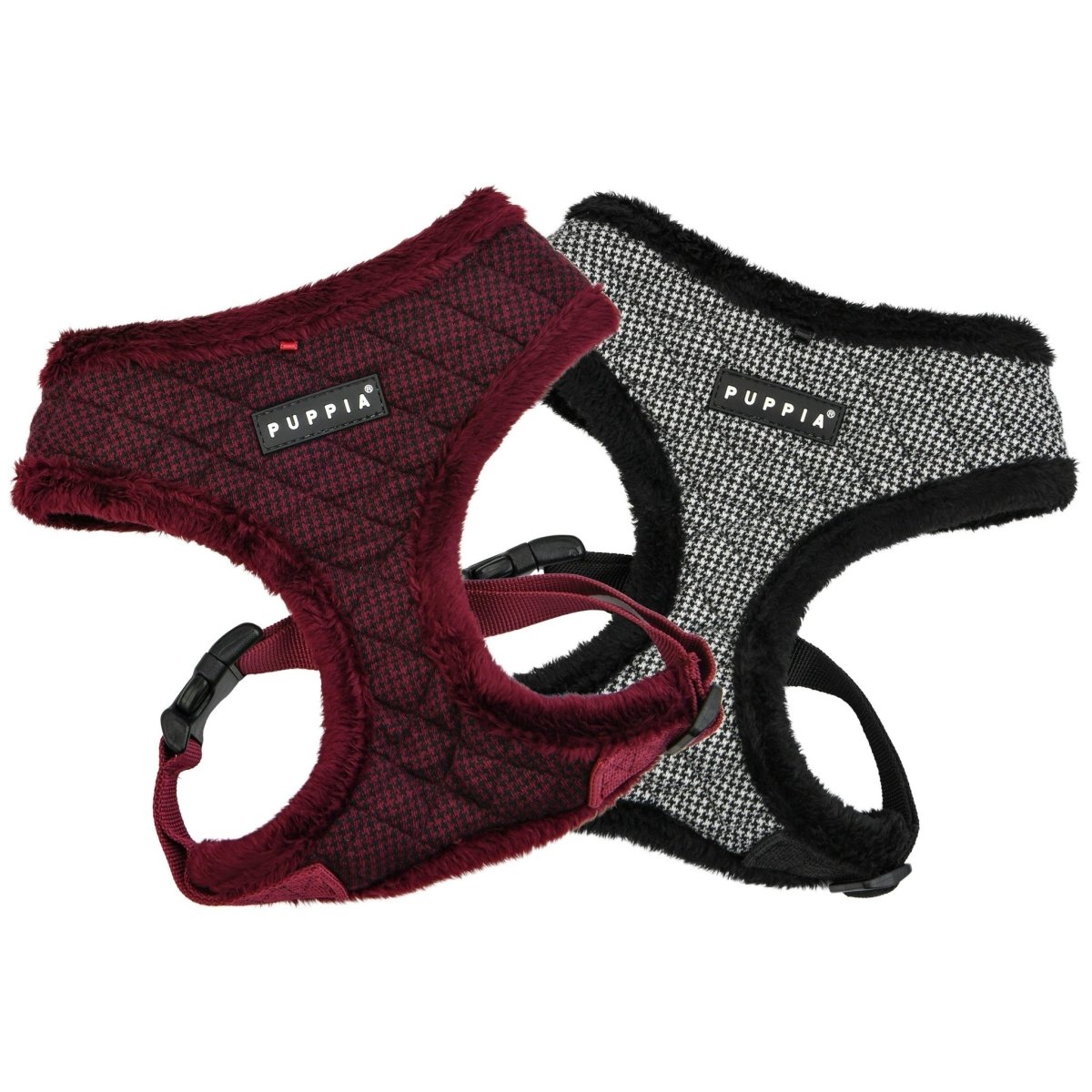 Puppia Gaspar Harness Model A Black hondentuig > honden harnas > model A Small
