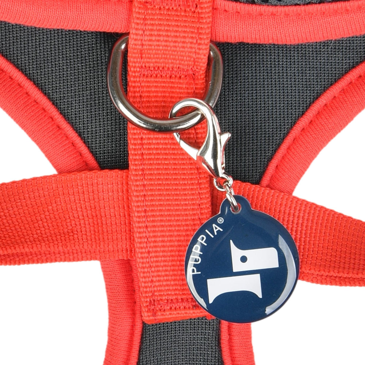 Puppia Soft Harness II model A Grey hondentuig > honden harnas > model A Small