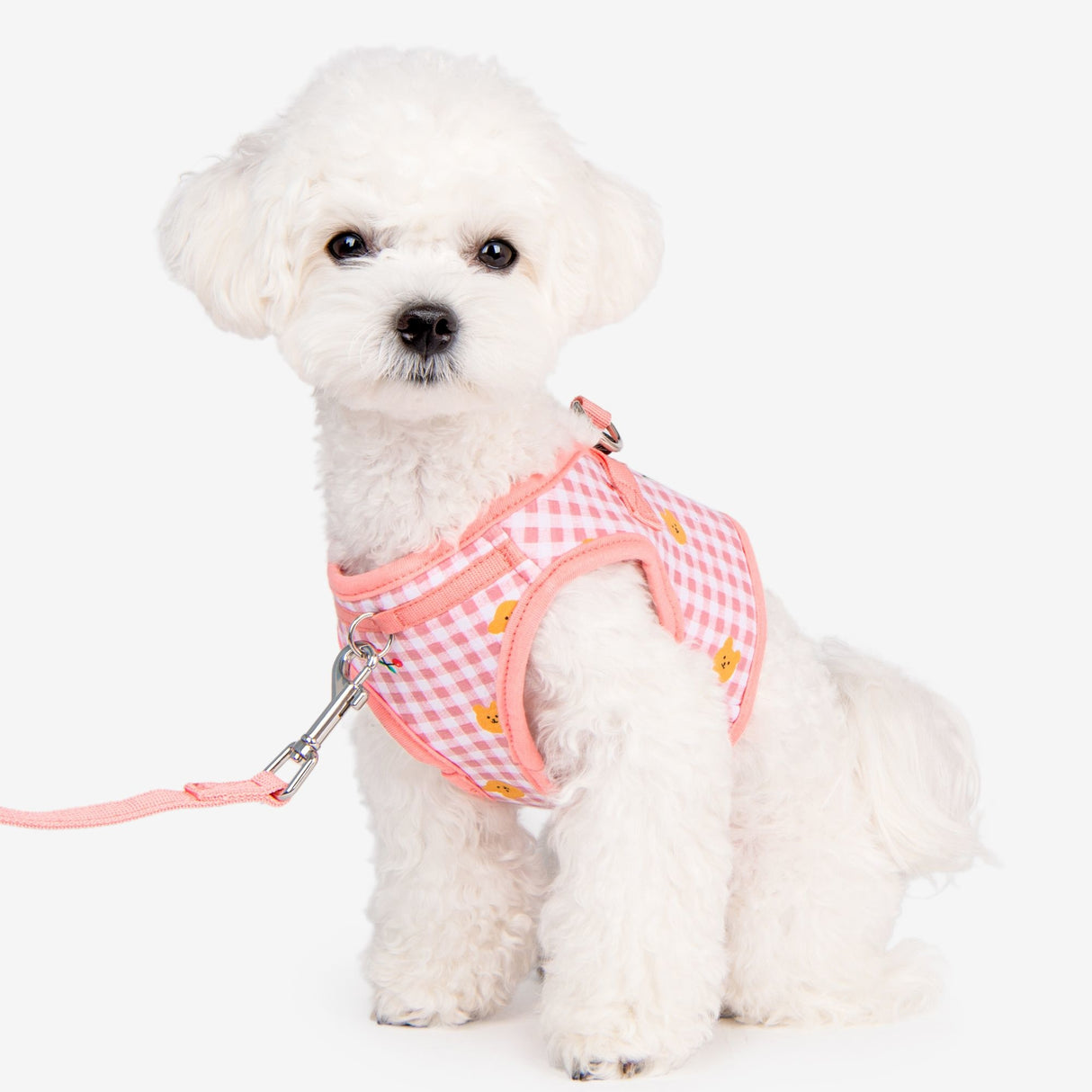 Puppia Baba Vest Harness model B Indian Pink - Premium hondentuig > honden harnas from Puppia - Just €20! Shop now at Frenkiezdogshop