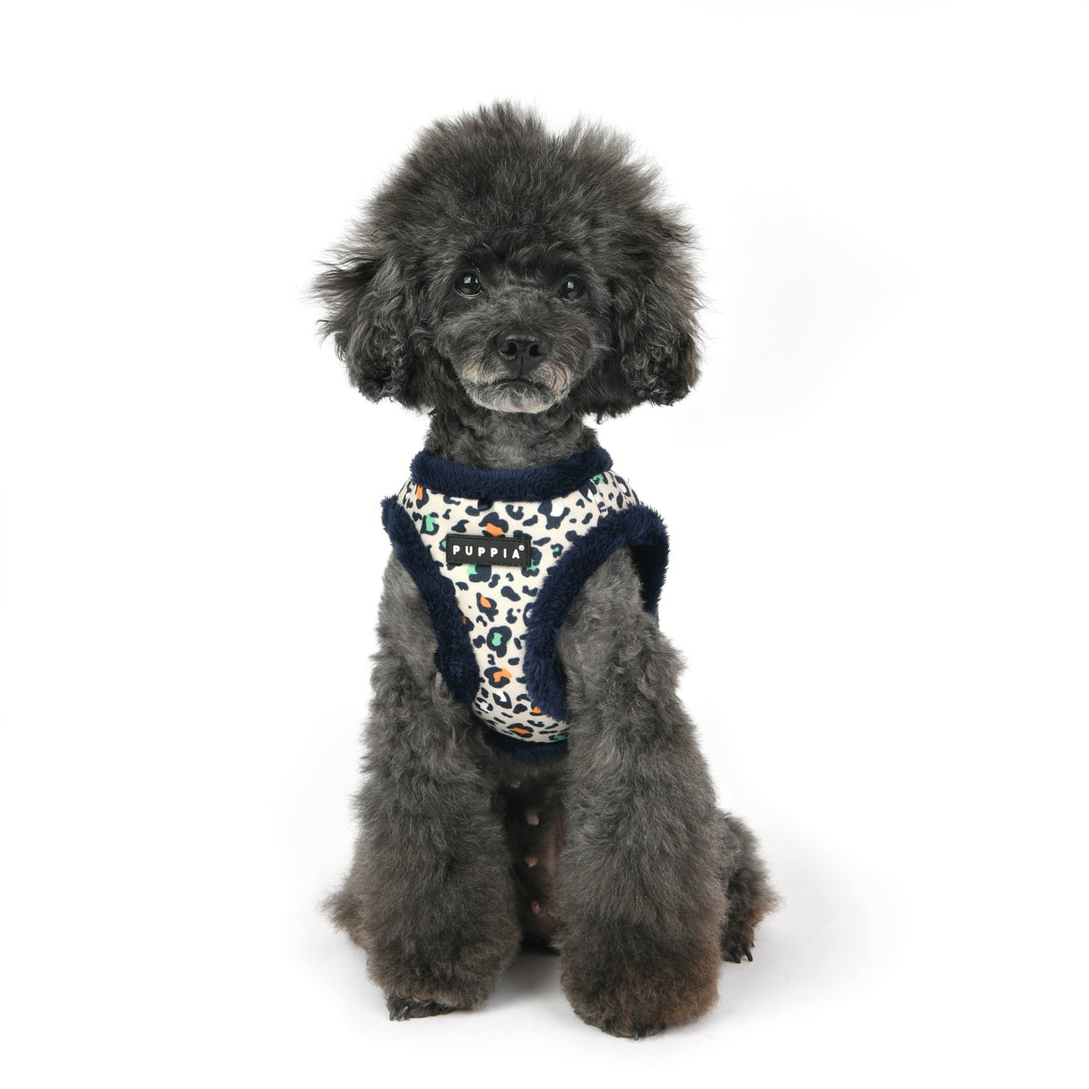 Puppia Elyse Vest Harness model B Navy - Premium hondentuig > honden harnas from Puppia - Just €20! Shop now at Frenkiezdogshop