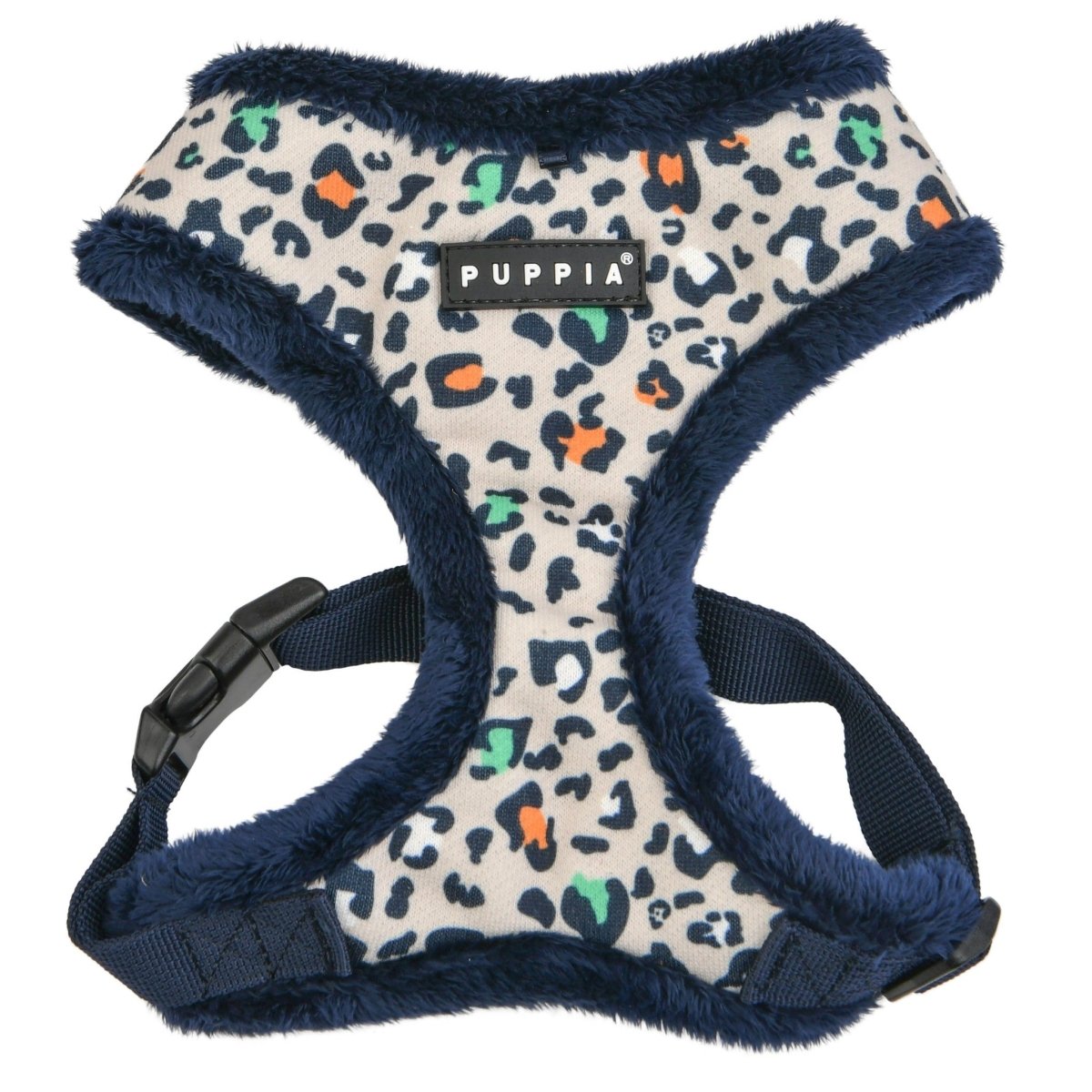 Puppia Elyse Harness Model A Navy Hondenkleding > Hondentrui Small