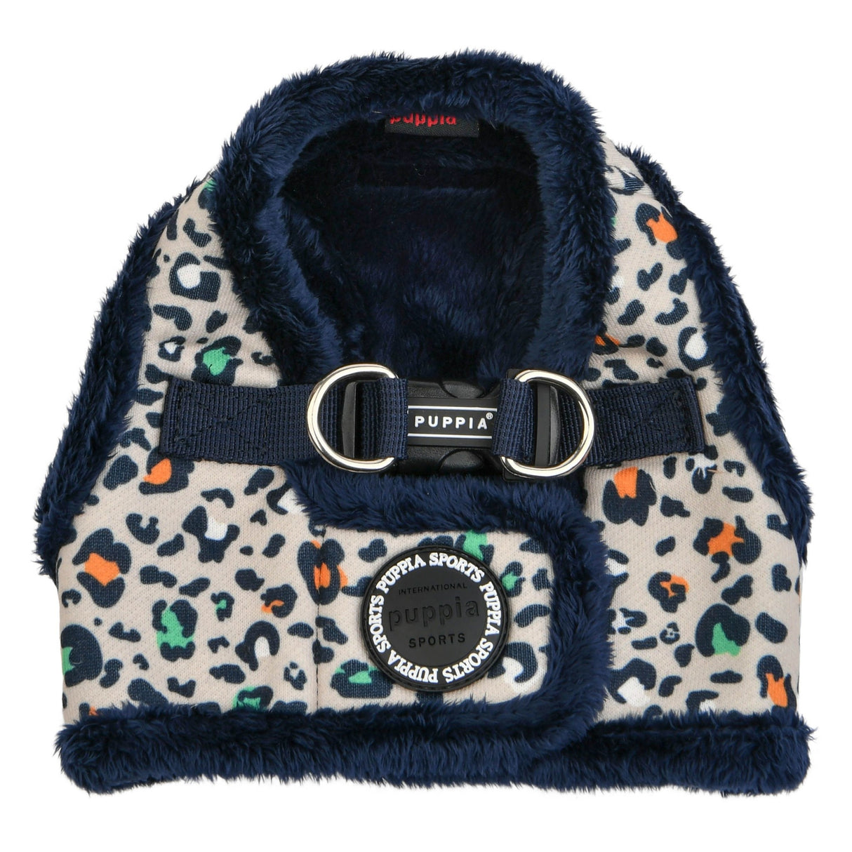 Puppia Elyse Vest Harness model B Navy - Premium hondentuig > honden harnas from Puppia - Just €20! Shop now at Frenkiezdogshop