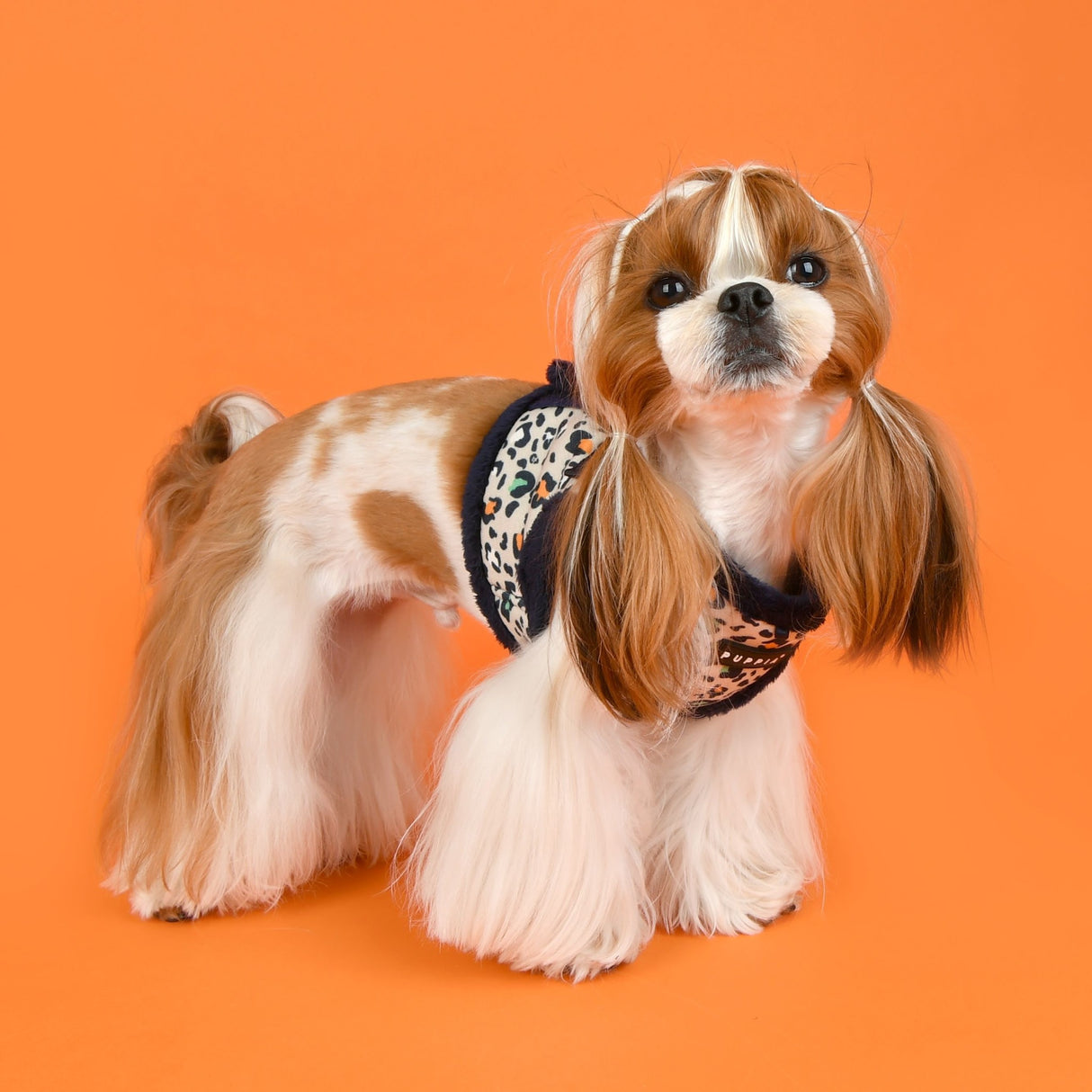 Puppia Elyse Vest Harness model B Navy - Premium hondentuig > honden harnas from Puppia - Just €20! Shop now at Frenkiezdogshop
