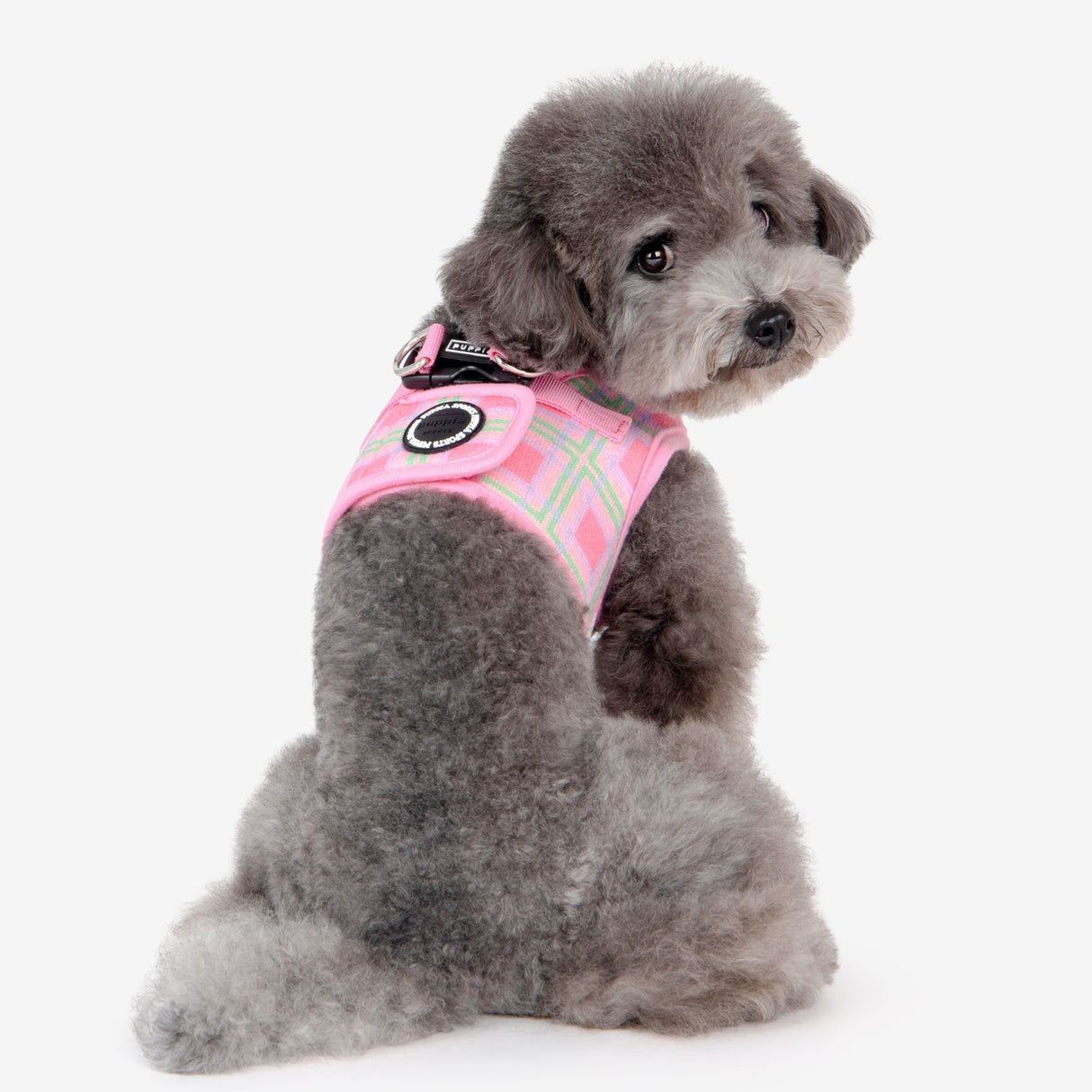 Puppia Jaylen Vest Harness model B Pink hondentuig > honden harnas > model B Small