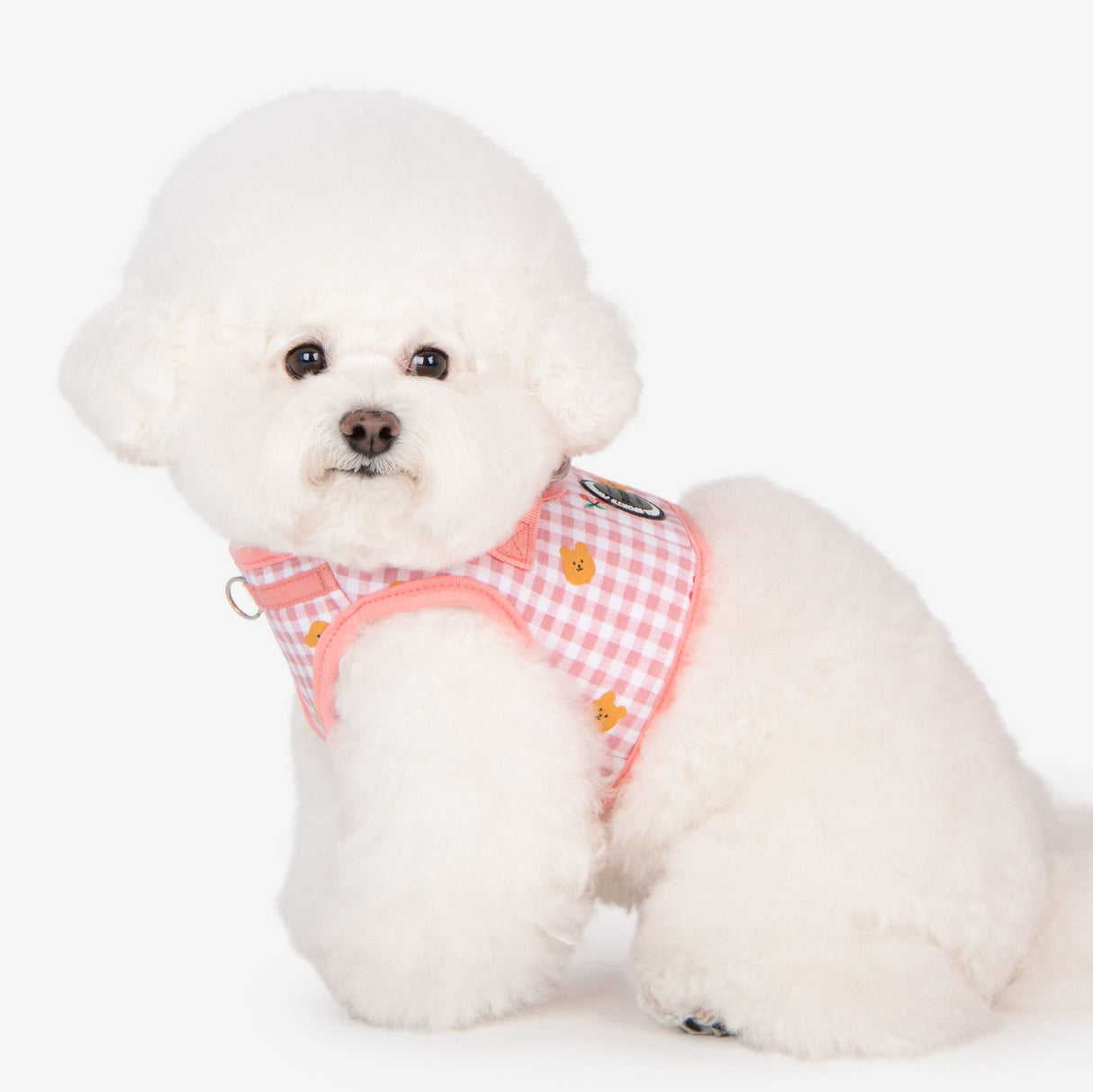 Puppia Baba Vest Harness model B Indian Pink - Premium hondentuig > honden harnas from Puppia - Just €20! Shop now at Frenkiezdogshop