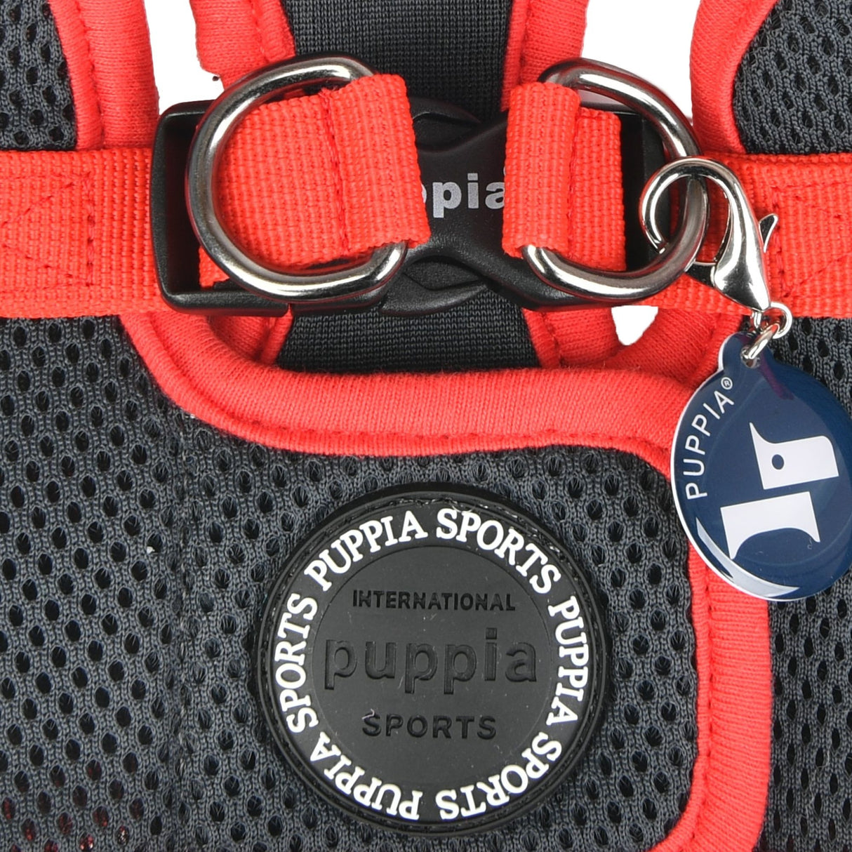Puppia Soft Vest Harness II model B Grey hondentuig > honden harnas > model B Small