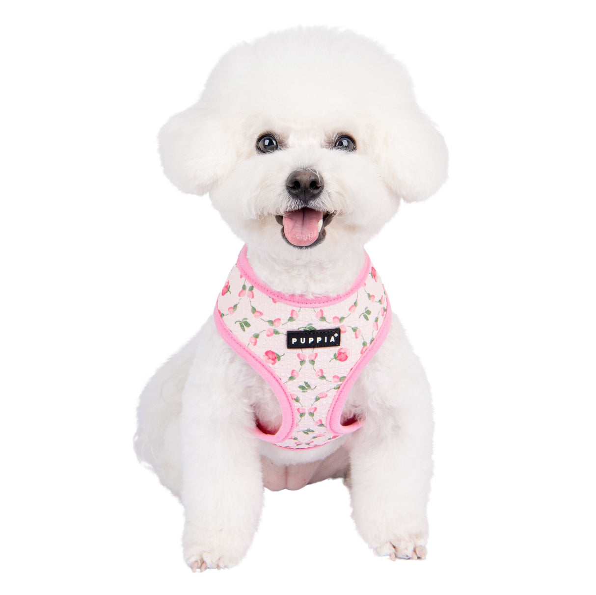 Puppia Florian Harness Model A Pink - Premium hondentuig > honden harnas from Puppia - Just €31.99! Shop now at Frenkiezdogshop