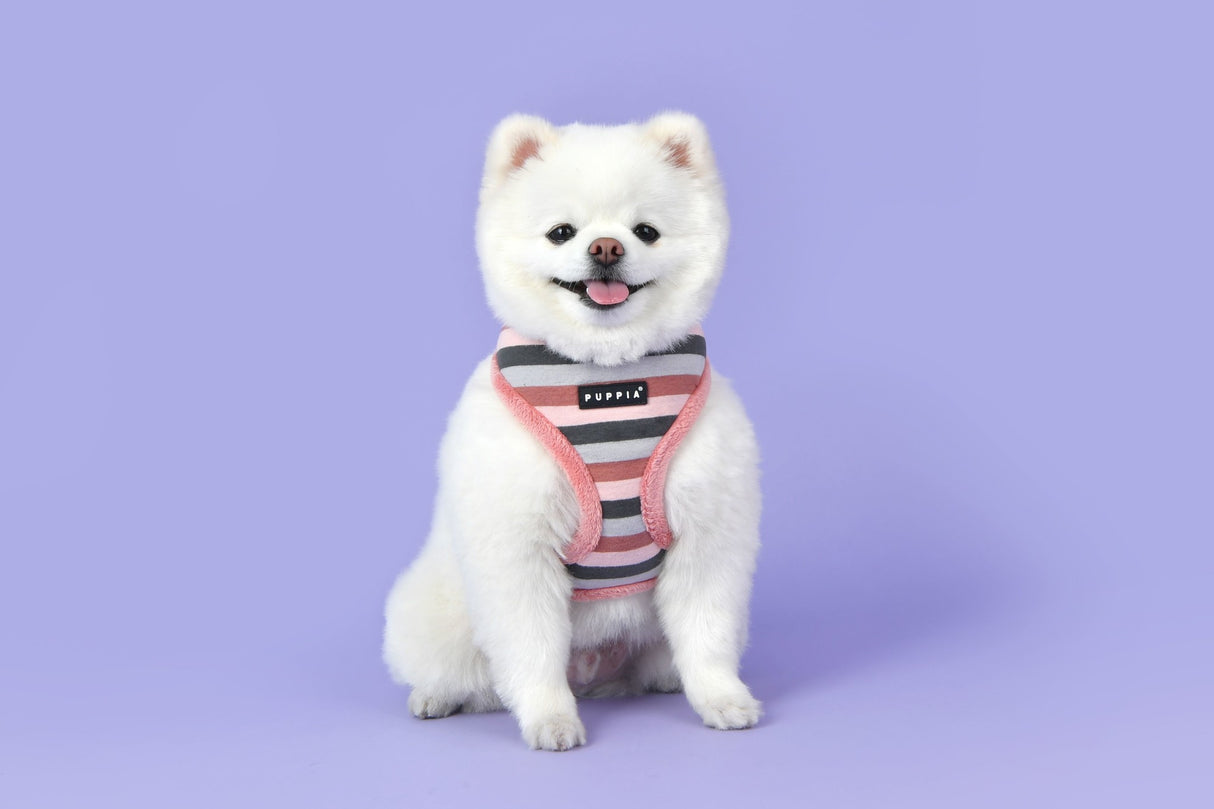 Puppia Bryson Harness Model A Indian Pink - Premium hondentuig > honden harnas from Puppia - Just €20! Shop now at Frenkiezdogshop