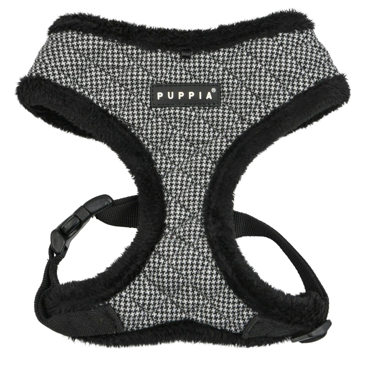 Puppia Gaspar Harness Model A Black hondentuig > honden harnas > model A Small