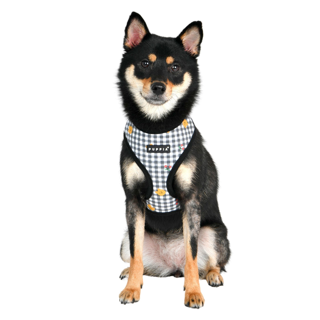 Puppia Baba Harness Model A Black - Premium hondentuig > honden harnas from Puppia - Just €20! Shop now at Frenkiezdogshop