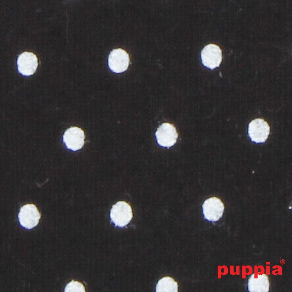 Puppia Dotty Vest Harness model B Black hondentuig > honden harnas > model B Small