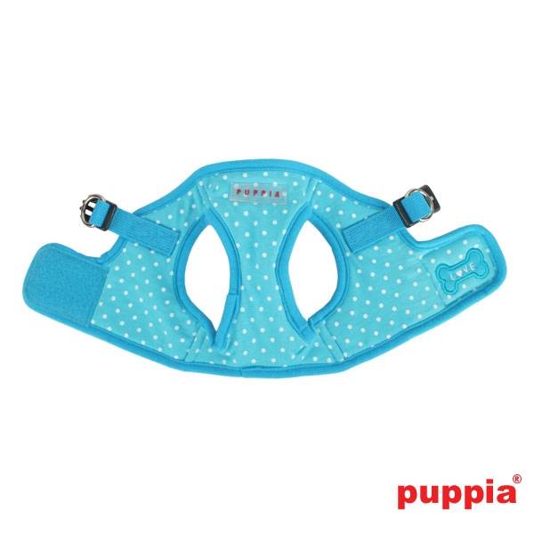 Puppia Dotty Vest Harness model B skyblue hondentuig > honden harnas > model B Small