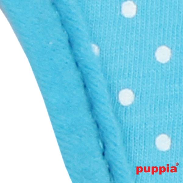 Puppia Dotty Vest Harness model B skyblue hondentuig > honden harnas > model B Small