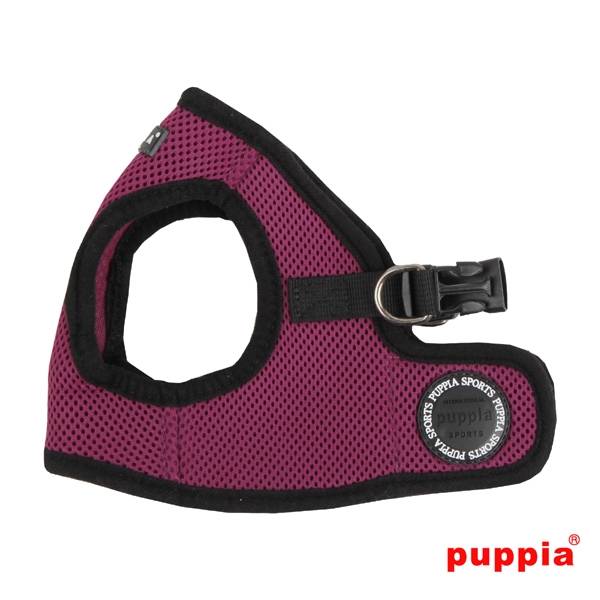 Puppia Soft Vest Harness model B purple hondentuig > honden harnas > model B X - Small