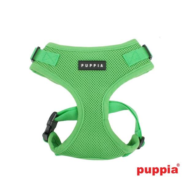 Puppia Soft Harness Ritefit Green hondentuig > honden harnas > model A Small