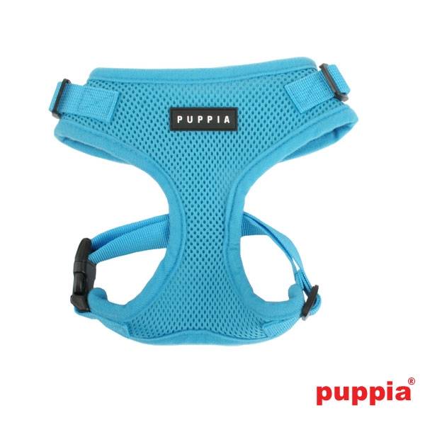 Puppia Soft Harness Ritefit Skyblue hondentuig > honden harnas > model A Small