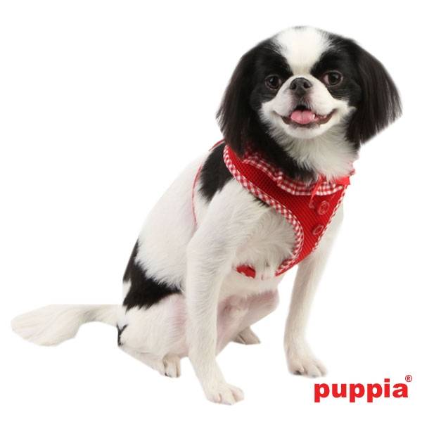 Puppia Vivien Harness model A red hondentuig > honden harnas > model A X - Small