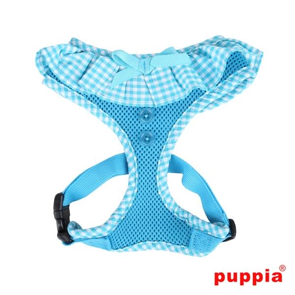 Puppia Vivien Harness model A skyblue - Premium hondentuig > honden harnas from Puppia - Just €21.99! Shop now at Frenkiezdogshop