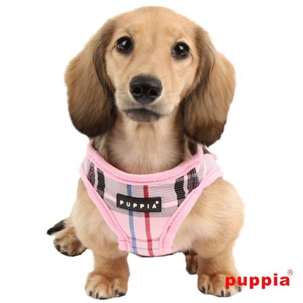 Puppia Junior Vest Harness model B pink hondentuig > honden harnas > model B X - Small