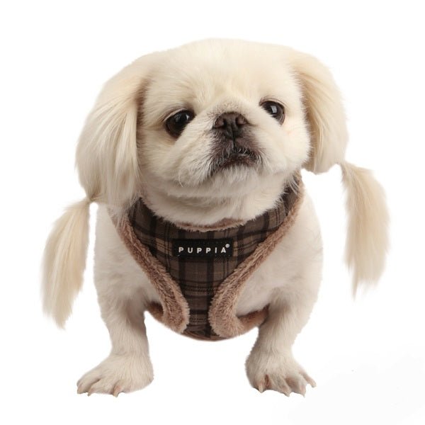 Puppia Baron Harnass model A Grey hondentuig > honden harnas > model A Small