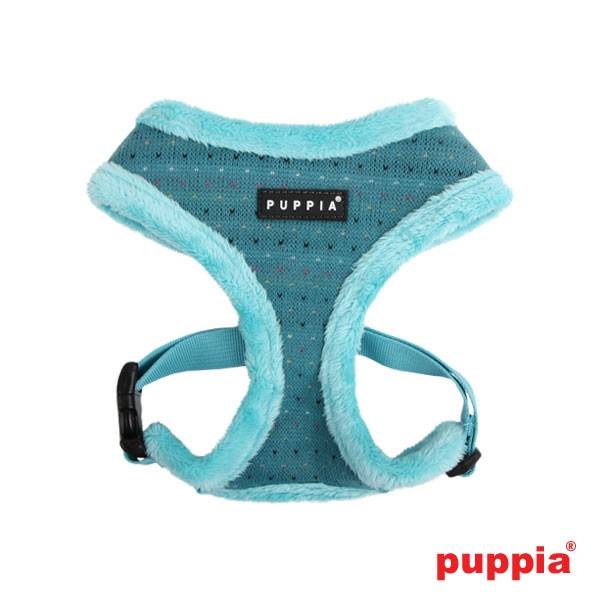 Puppia Yuppie Harness model A aqua - Premium hondentuig > honden harnas from Puppia - Just €19.99! Shop now at Frenkiezdogshop