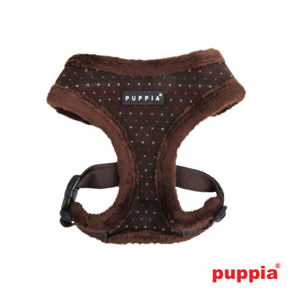 Puppia Yuppie Harness model A brown - Premium hondentuig > honden harnas from Puppia - Just €19.99! Shop now at Frenkiezdogshop
