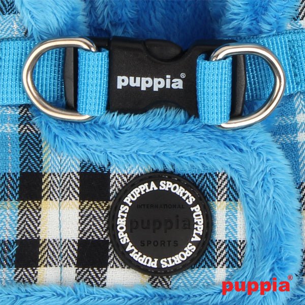Puppia Uptown II Vest Harness Model B SkyBlue hondentuig > honden harnas > model B Small