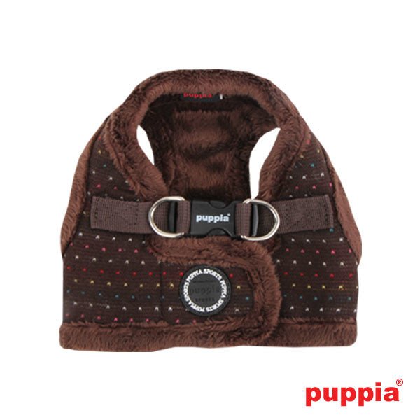 Puppia Yuppie Vest Harness model B brown hondentuig > honden harnas > model B Small
