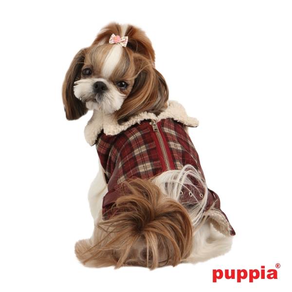 Puppia Barron Hondenjasje Wine - Premium Hondenkleding > hondenjas from Puppia - Just €25! Shop now at Frenkiezdogshop