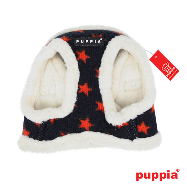 Puppia Stellar Vest Harness model B navy - Premium hondentuig > honden harnas from Puppia - Just €20! Shop now at Frenkiezdogshop