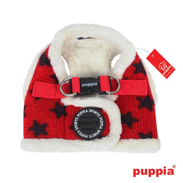 Puppia Stellar Vest Harness model B red hondentuig > honden harnas > model B Small