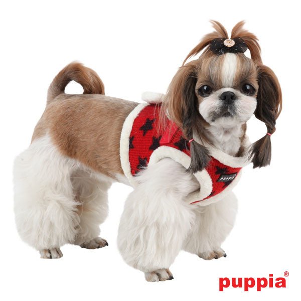Puppia Stellar Vest Harness model B red hondentuig > honden harnas > model B Small