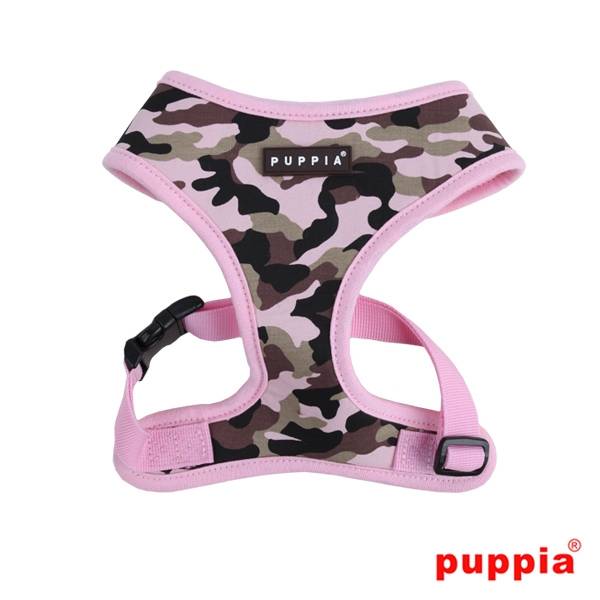 Puppia Legend Harness model A Pink Camo ( LARGE ) hondentuig > honden harnas > model A Medium