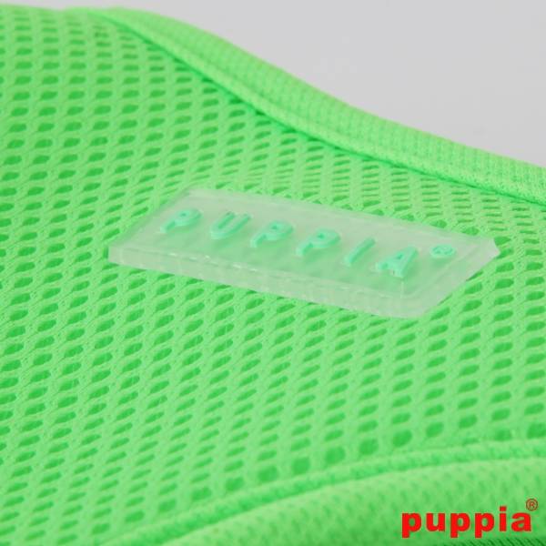 Puppia Neon Soft harness Model A Green hondentuig > honden harnas > model A X - Small