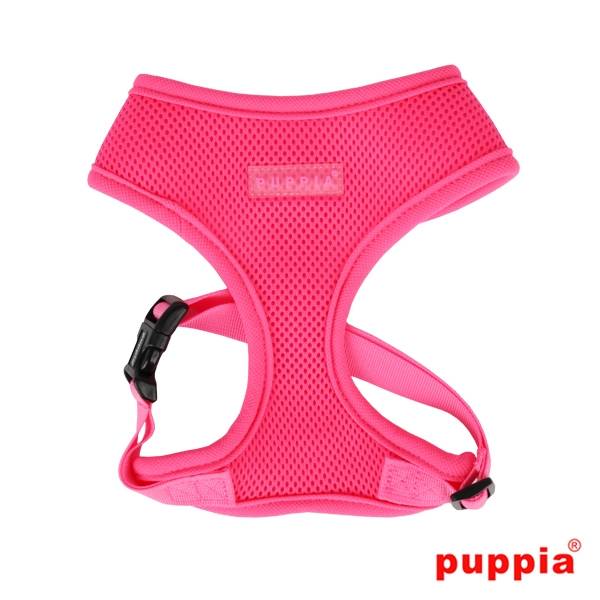 Puppia Neon Soft Harness model A Pink hondentuig > honden harnas > model A X - Small
