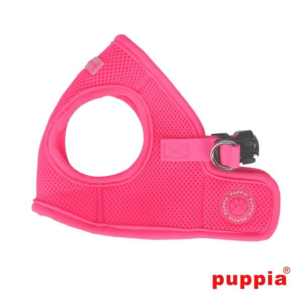 Puppia Soft Vest Harness model B Neon pink hondentuig > honden harnas > model B X - Small