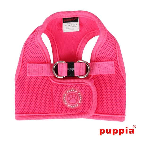 Puppia Soft Vest Harness model B Neon pink hondentuig > honden harnas > model B X - Small