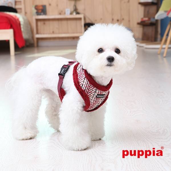 Puppia Oz Harness model A Wine ( Small) - Premium hondentuig > honden harnas from Puppia - Just €19.99! Shop now at Frenkiezdogshop