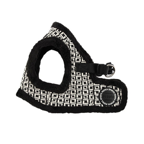 Puppia vest Harness B Damier Black - Premium hondentuig > honden harnas from Puppia - Just €24.99! Shop now at Frenkiezdogshop