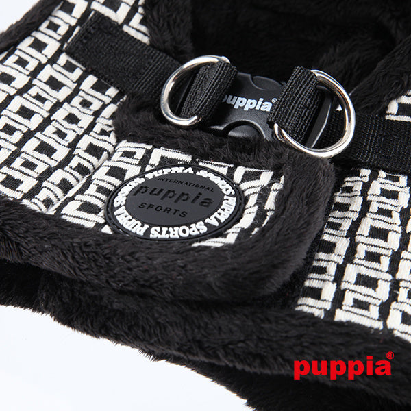 Puppia vest Harness B Damier Black - Premium hondentuig > honden harnas from Puppia - Just €24.99! Shop now at Frenkiezdogshop