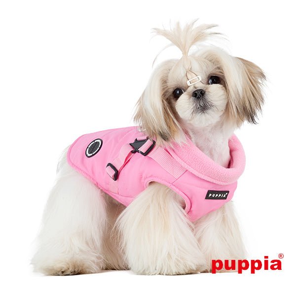 Puppia Mountaineer Jacket Harness Pink Hondenkleding > hondenjas Small