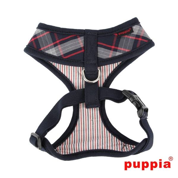 Puppia Vogue Harness model A navy ( X-LARGE ) - Premium hondentuig > honden harnas from Puppia - Just €10! Shop now at Frenkiezdogshop